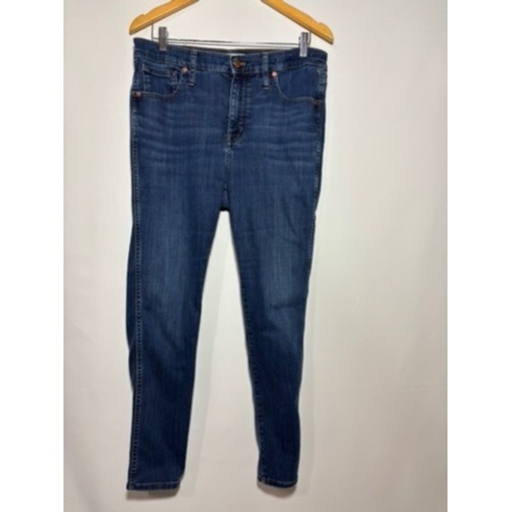 Madewell Jeans Womens‎ 31 Blue High-Rise Skinny Dark Wash Stretch Denim Classic